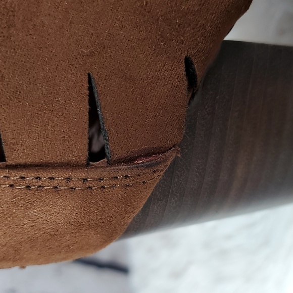 Carlos by Carlos Santana Brown Heeled Ankle Bootie Size 9 EUC - Picture 9 of 12